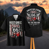 Maxcorners Personalized American Legend Route 66 Hot Rod Hawaiian Shirt - Custom Photo Car Aloha Shirts