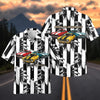 Maxcorners Personalized "Born To Dominate Classic" Muscle Car Hawaiian Shirt - Custom Photo Car Aloha Shirts (Up to 5 photos)
