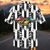 Maxcorners Personalized "Born To Dominate Classic" Muscle Car Hawaiian Shirt - Custom Photo Car Aloha Shirts (Up to 5 photos)