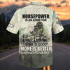 Maxcorners "Horsepower Is An Addiction" Drag Racing Hawaiian Shirt