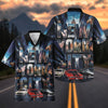 Maxcorners Personalized Car New York City Skyline Classic Cars Hawaiian Shirt - Car Hawaiian Shirt, Custom Photo Car Aloha Shirts (Up to 4 photos)