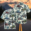 Maxcorners Personalized Car Antique Classic Car Tropical Palm Leaf Hawaiian Shirt, Custom Photo Car Aloha Shirts