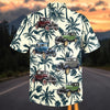 Maxcorners Personalized Car Antique Classic Car Tropical Palm Leaf Hawaiian Shirt, Custom Photo Car Aloha Shirts