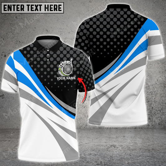 Maxcorners Sport Jersey Skin Tennis Multicolor Options Customized Name 3D Shirt ( 6 Colors )