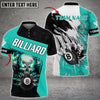 Maxcorners Billiards Skull Sharp Claws Personalized Name, Team Name Unisex Shirt ( 6 Colors )
