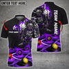 Maxcorners Billiards Flame Samurai Personalized Name, Team Name Unisex Shirt ( 6 Colors )