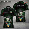 Maxcorners Billiards 8 Ball Skull Personalized Name, Team Name Unisex Shirt ( 6 Colors )