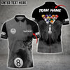 Maxcorners Billiards Angel Wings Multicolor Option Customized Name 3D Shirt