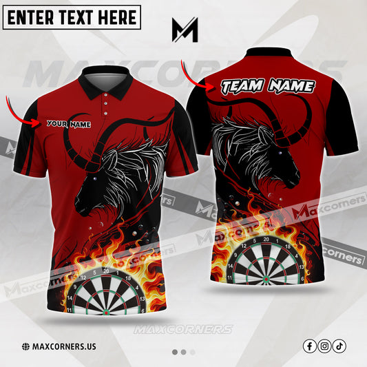 Maxcorners Darts Horse Of The Gods Multicolor Option Customized Name 3D Shirt
