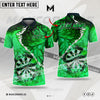 Maxcorners Darts Volcanic Lava Multicolor Option Customized Name 3D Shirt