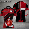 Bowling Ball And Pins Restro Multicolor Option Customized Name 3D Shirt (5 Colors)