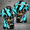 Bowling Ball And Pins Eagle Wings Multicolor Option Customized Name 3D Shirt (6 Colors)