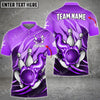 Bowling Ball And Pins Fire Storm Multicolor Option Customized Name 3D Shirt (6 Colors)