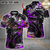 Maxcorners Pink And Black Paint Splatters Suitable Bowling Jersey Multicolor Options Personalized Name, Team Name 3D Shirt