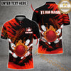 Maxcorners Ball And Pins Flame Bowling Jersey Multicolor Options Personalized Name, Team Name 3D Shirt