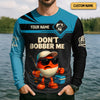 Maxcorners Don't Bobber Me SPF Shirts For Men, Funny Fishing Shirts, Gag Gifts For Men, Men Long Sleeve Shirt