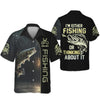 Maxcorners I'm Fishing, Thinking About It, Funny Fishing Shirts, UV Shirts For Men, Men Long Sleeve Shirt