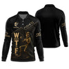 Maxcorners WTF Where's The Fish, Funny Skeleton Shirts, UPF Fishing Shirts, Gag Gifts For Men, Mens Casual Shirts