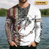 Maxcorners I Love It When She Bends Over SPF Shirt, American Flag Fish Shirt, Fishing UPF Shirts, Funny Fishing Shirts