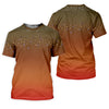 Maxcorners Orange Brook Trout Skin UPF Fishing Shirts, Hooded Sun Shirt, Personalized Fishing Gifts, UV Shirts For Men