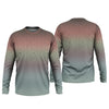 Maxcorners Rainbow Brook Trout Skin UPF Fishing Shirts, Hooded Sun Shirt, Personalized Fishing Gifts, UV Shirts For Men