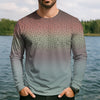 Maxcorners Rainbow Brook Trout Skin UPF Fishing Shirts, Hooded Sun Shirt, Personalized Fishing Gifts, UV Shirts For Men