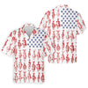 Maxcorners American Flag Fish Shirt, Fishing SPF Shirt, Mens Fishing Shirts Long Sleeve, Gift For Fisherman