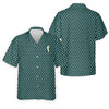 Maxcorners St Patrick's Day Shamrock Golf And Beer Green Golf Shirt, Polo Shirts For Men, Golf Shirts For Men