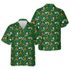 Maxcorners St Patrick's Day Leprechaun Golf Pose Rainbow Gold Pot Shamrock Golf Shirt, Golf Tops For Men, Golf Shirts For Men