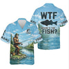 Maxcorners WTF Where’s The Fish, Bigfoot Fishing Personalized UPF Shirt
