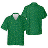 Maxcorners Golf And Beer Lucky Four Leaf Clover St Patrick's Day Green Golf Tops For Men, Golf Gift For Men