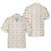 Maxcorners St Patrick's Day Lucky Charms White Golf Shirt, Cute Golf Outfit, Polo Shirts For Men, Golf Shirts For Men