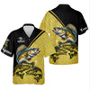 Maxcorners Personalized Walleye Fishing UPF Shirt, Fishing Long Sleeve Shirt, Fishing Shirt For Men