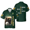 Maxcorners Birdie Bogey Eagle Par Cheers Fckers Golf And Beer St Patrick's Day Green Golf Tops For Men, Golf Shirts For Men