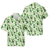 Maxcorners Happy St Patrick's Day Gnomes Shamrock Golf Shirt, Men's Funny Golf Shirts, Golf Shirts For Men