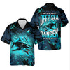 Maxcorners Hunt or Be Hunted Deep Sea Danger Performance Fishing Shirts, Fishing Gifts For Men, Men's Fishing Shirt
