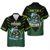 Maxcorners Basshole Funny Fishing Shirt, Camouflage Fishing Shirts, SPF Shirt For Men, Hooded Fishing Shirt