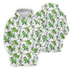 Maxcorners Green Cocktail Splash Pattern Golf Shirt, Ladies Golf Top, Hawaiian Golf Shirt, Women’s Golf Apparel LM1507