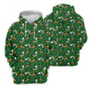 Maxcorners St Patrick's Day Leprechaun Golf Pose Rainbow Gold Pot Shamrock Golf Shirt, Women's Golf Shirts, Ladies Golf Polos