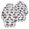 Maxcorners Golf Cart Girls Pattern Golf Polo Shirt, Ladies Golf Shirt, Women's Golf Apparel LM1507