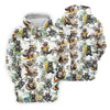 Maxcorners Raccoon Beach Vacation Hawaiian Shirt, Hawaiian Shirt For Women, Tropical Button Up Shirt LM1507