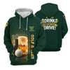 Maxcorners If You Drink Definitely Drive Golf And Beer St Patrick's Day Green Women's Golf Tops, Ladies Golf Polos