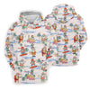 Maxcorners Funny Tropical Santa Christmas Golf Shirt, Women's Golf Tops, Hawaiian Golf Shirt, Printed Golf Shirt LM1507