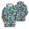 Maxcorners Funny Bigfoot Hawaiian Golf Shirt, Beach Theme Women's Golf Tops, Ladies Golf Shirts LM1507
