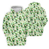 Maxcorners Happy St Patrick's Day Gnomes Shamrock Golf Shirt, Men's Funny Golf Shirts, Golf Shirts For Men