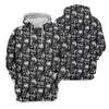Maxcorners Dark Grim Reaper Skull Pattern Golf Polo Shirt, Women's Golf Polo, Ladies Golf Tops LM1507
