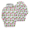 Maxcorners Flamingo Float Santa Christmas Golf Shirt, Women's Golf Tops, Hawaiian Golf Shirt, Golf Shirts For Women LM1507