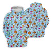 Maxcorners Hummingbird Paradise Golf Shirt, Tropical Flower Garden Pattern, Golf Shirt For Women LM1507