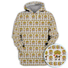 Maxcorners Funny Pattern Golf Shirt For Men, Christmas Golf Shirt, Golf Gift For Golfer