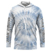 Maxcorners Custom spiral tie dye Long sleeve performance Fishing Shirts, Fishing gifts for Fishing lovers LM0201